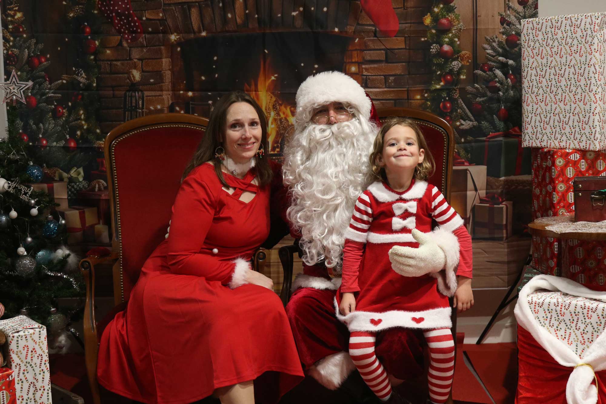 Venue du père Noel à Saint-Sauveur 31790