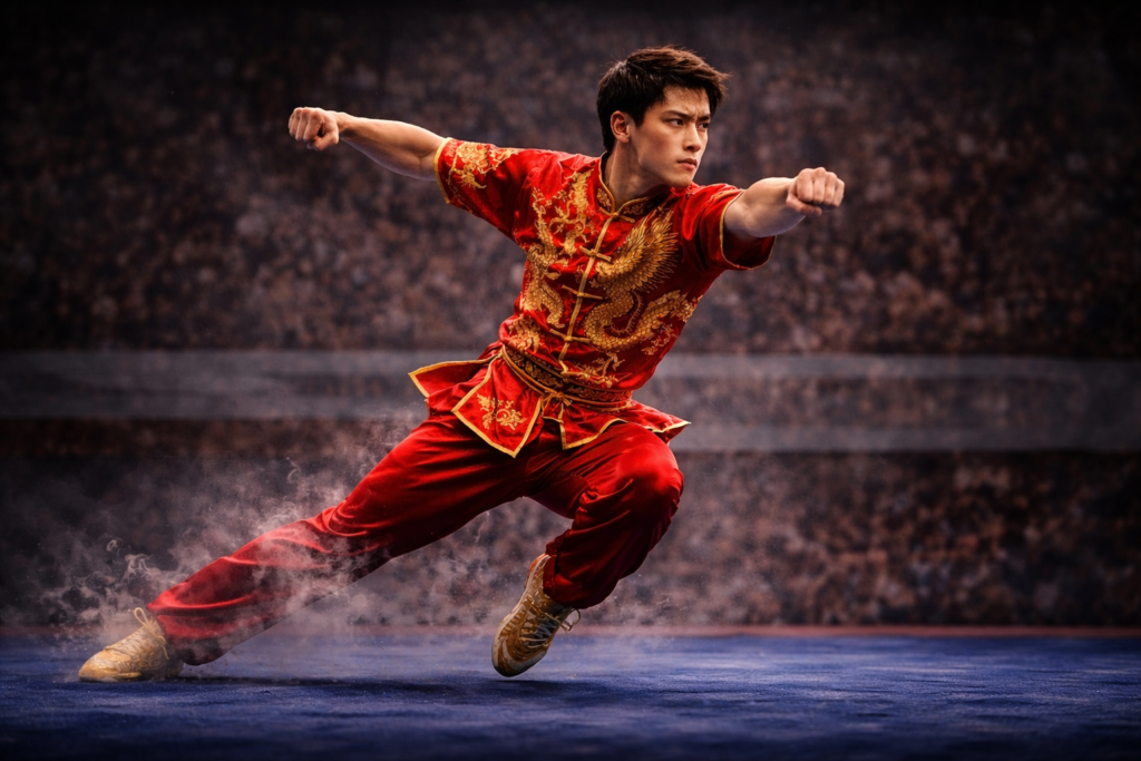 🥋 Stage Wushu Moderne – Chang Quan Du 1er au 3 mai 2026, AMC Wushu vous propose un stage consacré au Chang Quan, discipline emblématique du Wushu moderne. Stage animé par Jean-Luc Jalao, 2ᵉ Duan et double Vice-Champion du Monde Taolu. Au programme : • apprentissage du Taolu Chang Quan • base technique • Nandù : saut 📍 Complexe Sportif Pierre Plantade 1026 route de Saint-Jory 🕤 Horaire : 9h30 à 16h30 💶 Tarif : 60 € Un stage pour approfondir la vitesse, la précision et l’énergie propres au Wushu moderne. Inscriptions via le QR code sur l’affiche. #AMCwushu #Wushu #WushuModerne #ChangQuan #Taolu #StageWushu #ArtsMartiauxChinois #SaintJory #Toulouse #AMCWushuStage