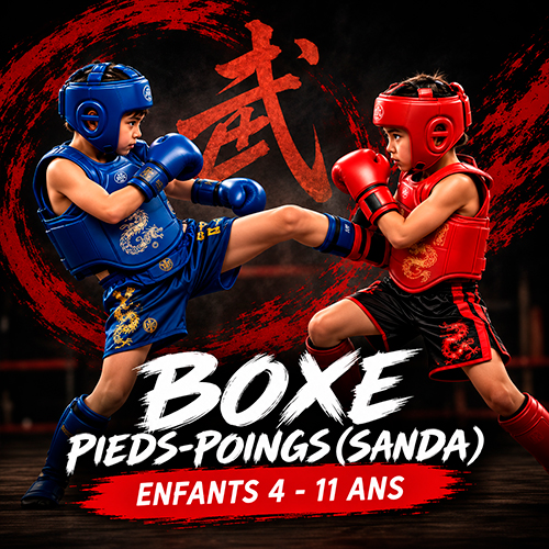 image_boxe_enfant Cours de Boxe pieds-poings Sanda dès 4 ans au Nord Toulousain à Saint Sauveur près de chez moi